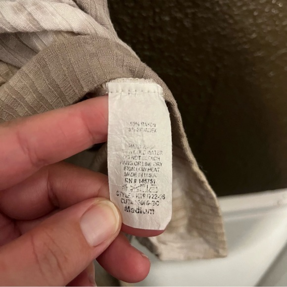 Brown Tie Dye Style Tunic Tee, Size Medium - Picture 3 of 5